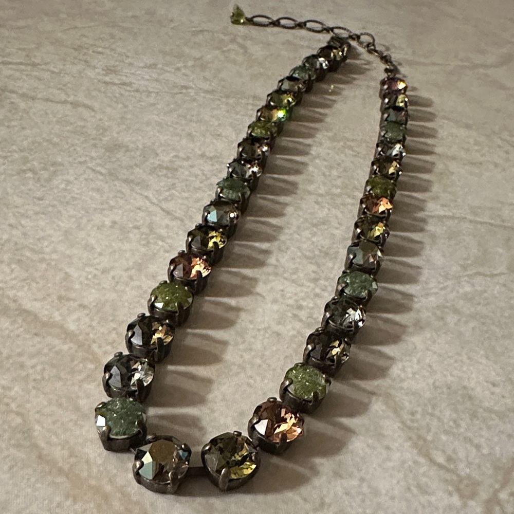 Shades of Camo Crystal Necklace